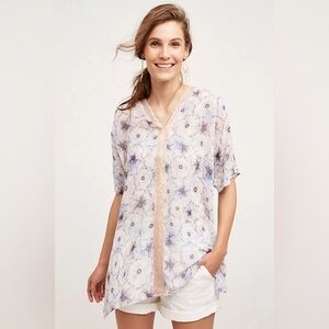 Anthropologie one September sequined tunic small